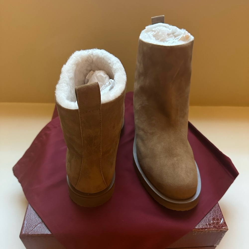 Tamara Mellon Ankle Shearling Boots